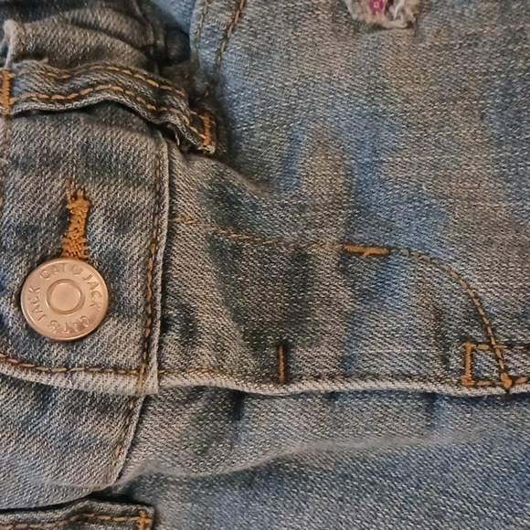 ❤️ Cat & Jack Distressed Sequin Girls Jeans Size 18 Months - Picture 5 of 11